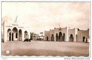 ALGERIE- ref no 434- colom-bechar- la poste et la mairie    - bon etat