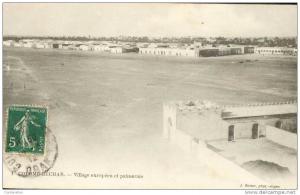 695- Village Européen et palmeraie COLOMB-BECHAR, éd. Geiser, photo. Alger