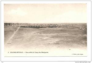 ALGERIE  colomb  béchar  ensemble du camp des sénégalais