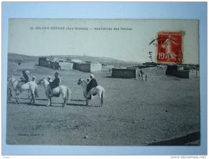 COLOMB-BECHAR  (Sud Oranais)    Habitations des SMALAS