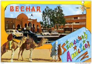 CP - Bechar (Algérie) - L'A.P.C. et la Poste - Sincères Amitiés