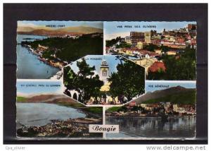 ALGERIE Bougie Multivue, Port, Vue Générale, Mosquée, ed CAP 159, CPSM 9x14, 1957