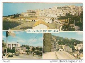 souvenir de bejaia-3 vues - cpm