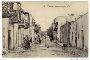 Carte Postale Ancienne Algérie -  Biskra. Rue des Ouled Naïls