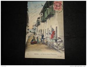 Algérie .Biskra. . Rue des Femmes Ouled - Naïls.