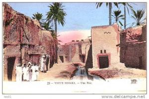 Algérie - M160 - Biskra - Vieux Biskra - Une rue - bon état