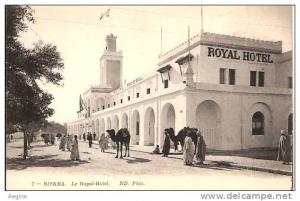 ALGERIE- ref no 704- biskra - le royal hotel   - bon etat