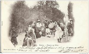 ALGERIE * BISKRA - Nègres en fêtes