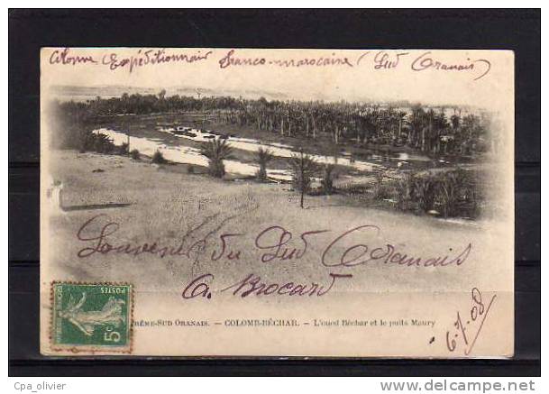 ALGERIE Colomb Béchar Oued Béchar, Puits Maury, Vue Générale, ed Geiser *, Extrème Sud Oranais, 1908