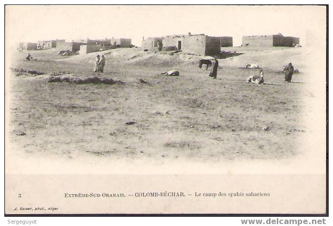Colomb-Béchar  Le camp des spahis sahariens - (c1265)