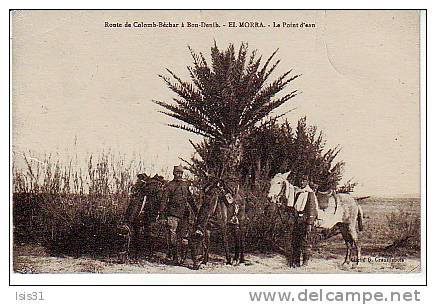 Algérie - Z807 - El Morra - Route de Colomb-Béchar à Bou-Denib - Le point d'eau - état