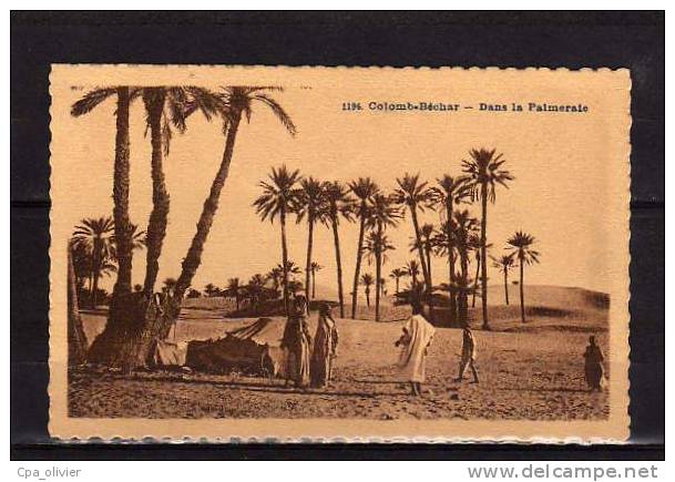 ALGERIE Colomb Béchar Palmeraie, animée, ed Idéale PS 1196, 1931