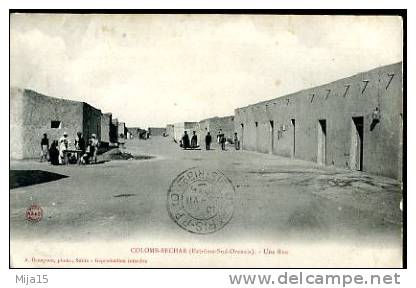 ALGERIE. COLOMB - BECHAR. UNE RUE.