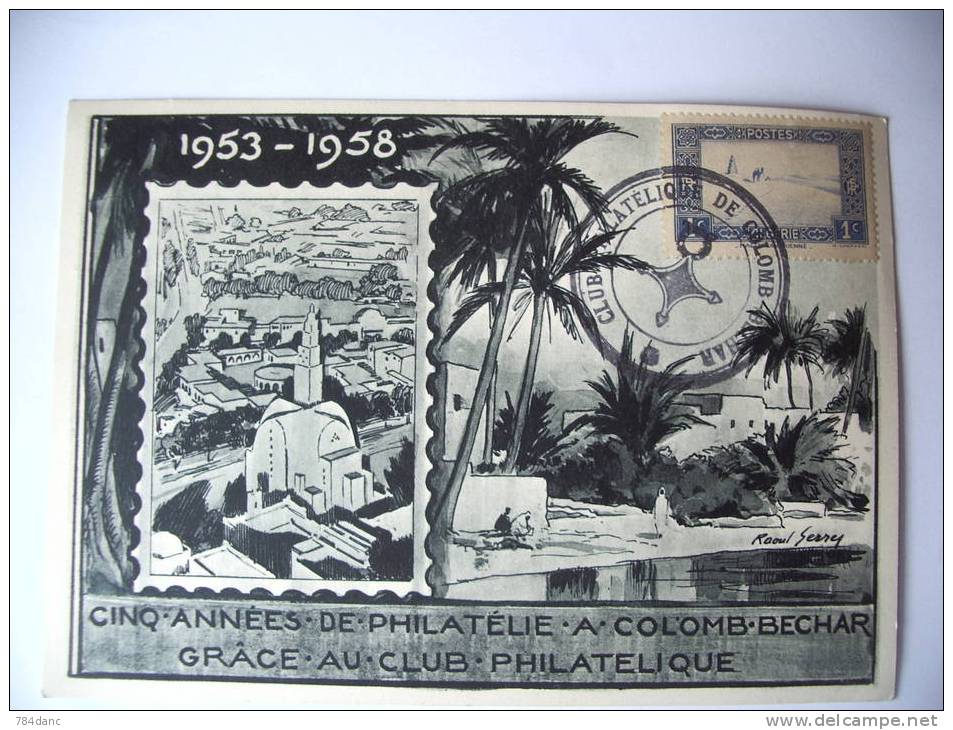 cinq annees de philatelie a colomb Bechar