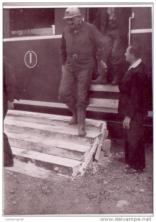 Algérie - Photo format 12.1 x 8.6 - Colomb-Béchar - Abadla - Le Ksiksou 25/04/1955 (train)