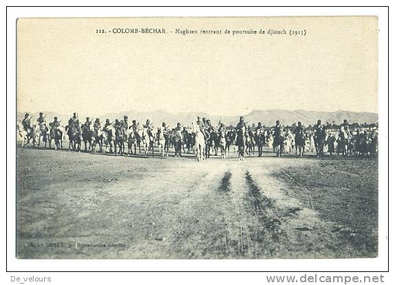 Colomb Béchar. Maghzen rentrant de poursuite de djiouch (1915)