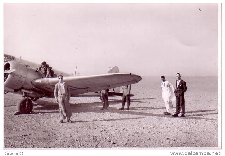 Algérie - Photo format 12.6 x 8.8 - Colomb-Béchar 1955 (avion)