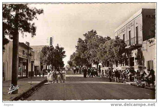 ALGERIE- ref no 395- colomb- bechar - rue poincare  - bon etat
