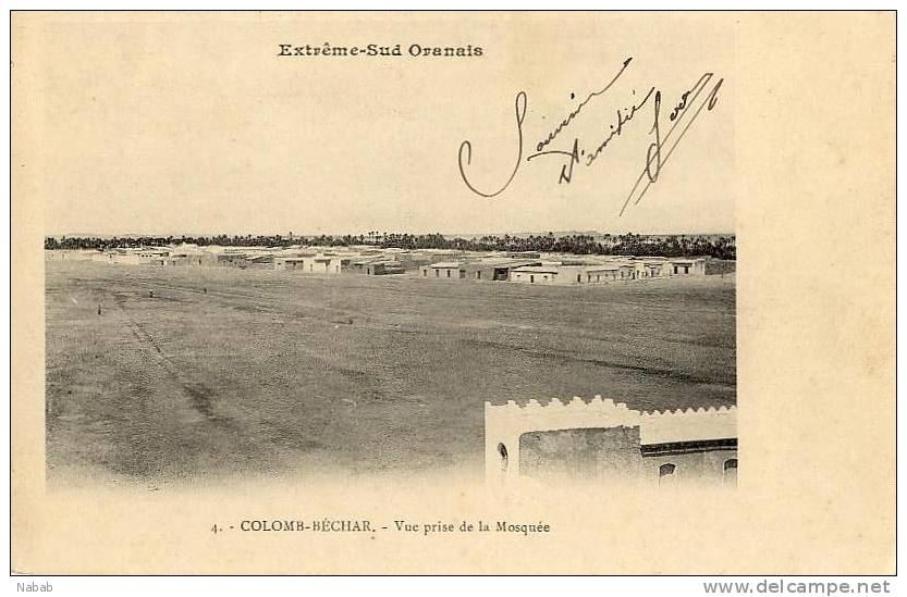 Algérie-Sud Oranais-Colomb-Béchar-Vue Prise de la Mosquée-