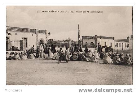 CPA ALGERIE - Colomb Bechar - Bureau des affaires indigenes
