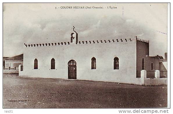 Algérie - M179 - Colomb Béchar -  (Sud Oranais) - l'Eglise - bon état