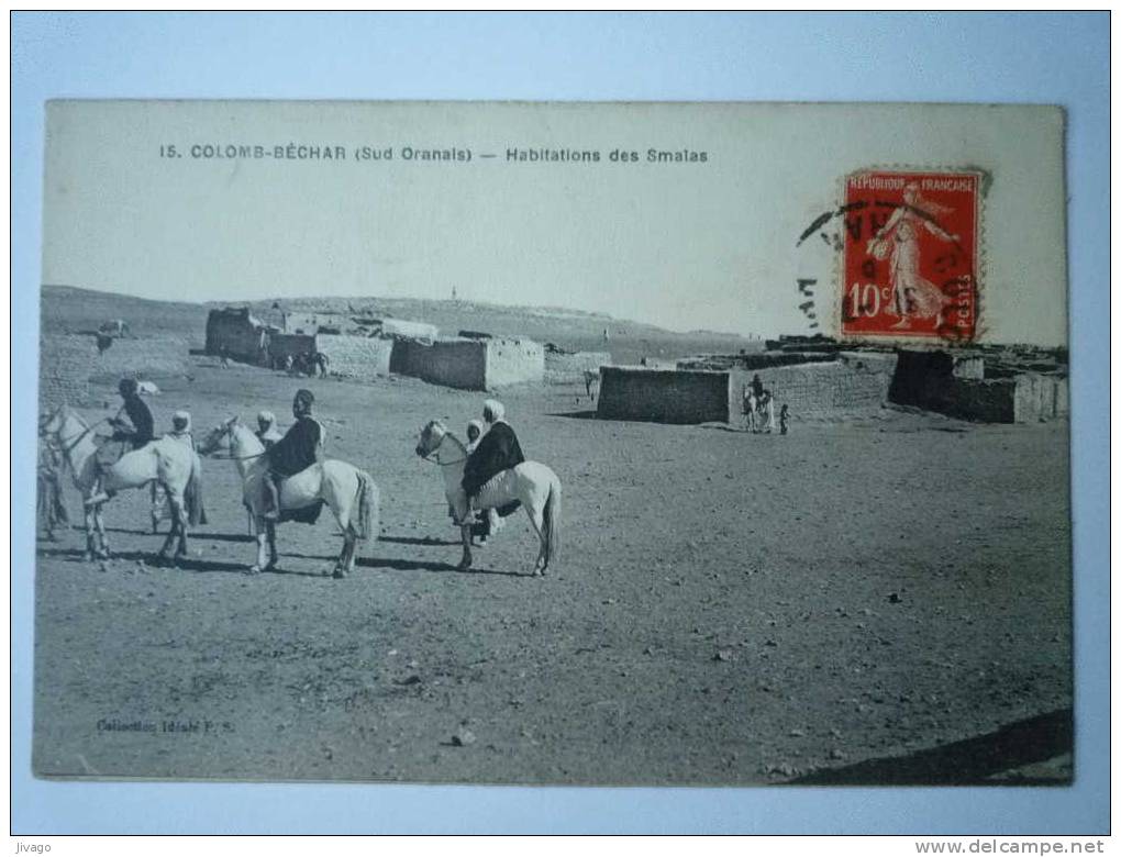 COLOMB-BECHAR  (Sud Oranais)    Habitations des SMALAS