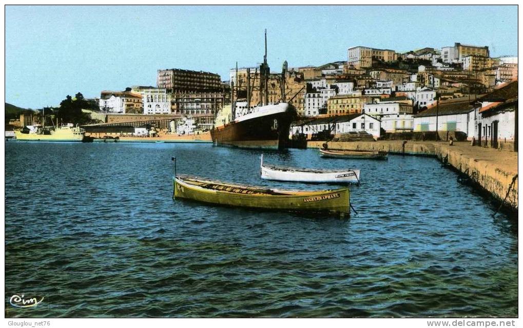 BEJAIA-LE PORT -CPSM PETIT FORMAT