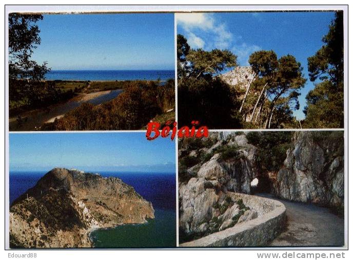 BEJAIA CARTE QUATRE FACETTES  MULTIVUES