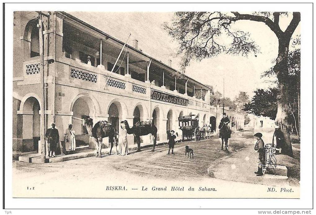 ALGERIE  BISKRA  Le grand hôtel du sahara