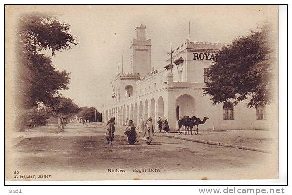 Algérie  - Z743 - Biskra - Royal Hôtel - J. Geiser N° 48 - état