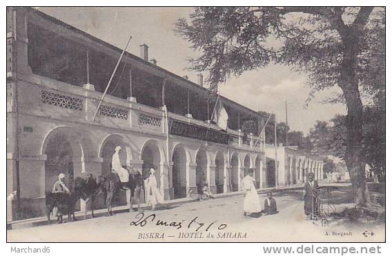ALGERIE.BISKRA.HOTEL DU SAHARA editeur a bougault