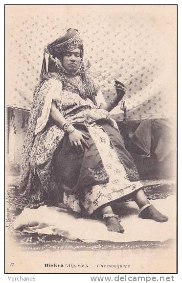 ALGERIE.BISKRA.UNE MOUQUERE  editeur geiser