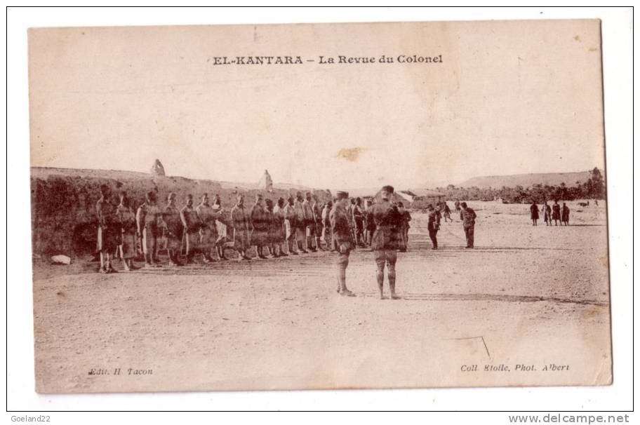 EL - KANTARA  - la  Revue du   Colonel