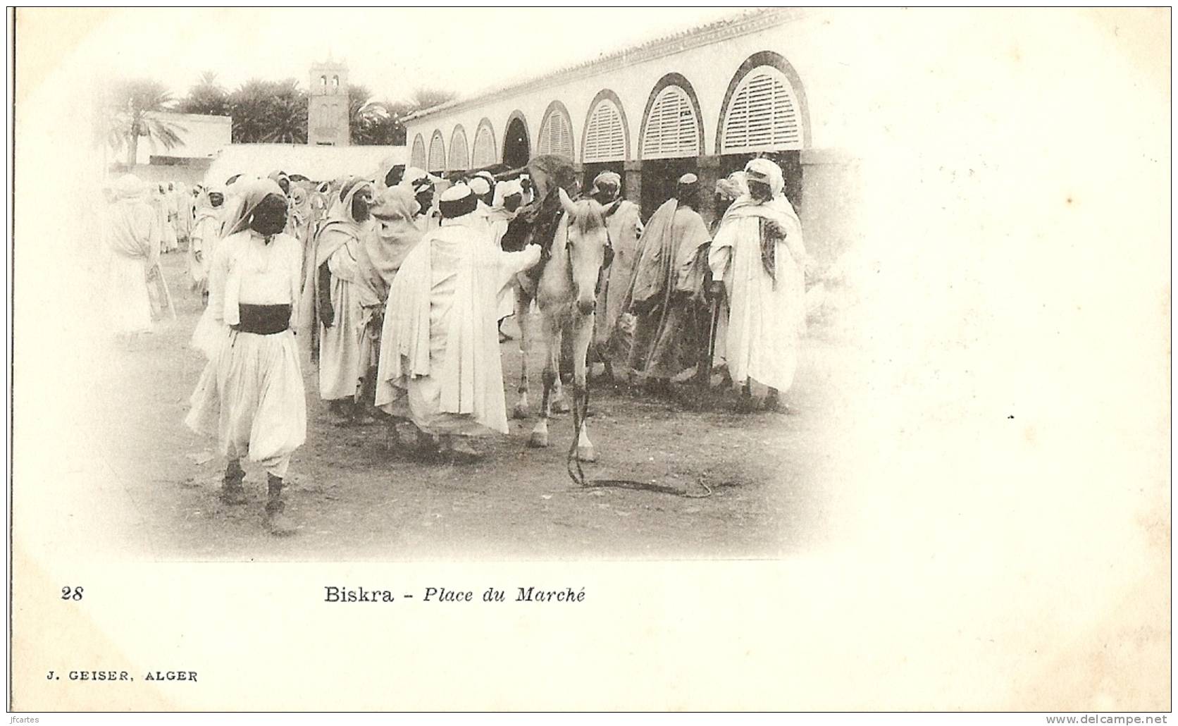 ALGERIE * BISKRA - Place du Marché
