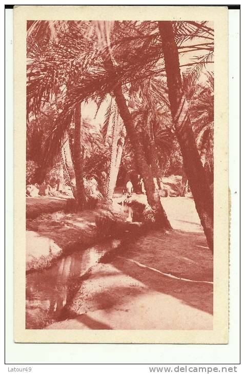 DANS LE VIEUX BISKRA  AU DOS  BUVEZ DU VIN D ALGERIE OFFICE ALGERIEN  D ACTION ECONOMIQUE