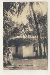 carte  de  biskra garden of allah   ( recto verso )