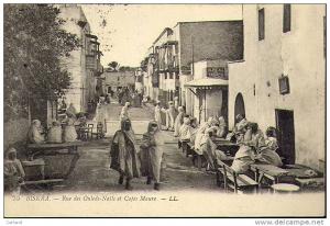 Biskra  Rue des Ouleds - Naïls et cafés maure