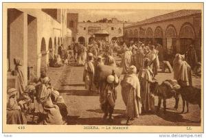 NK-BI 023-Algérie-Biskra-Le Marché-Trés Animé-L.L.-