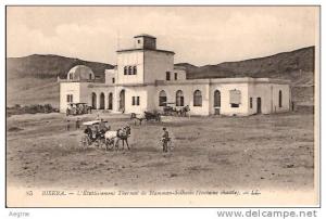 ALGERIE- ref no 739- biskra - etablissement thermal de hamman solhalin -fontaine chaude - bon etat