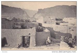 El Kantara , Biskra Province, Algeria, 00-10s; Le Village noir et les Gorges