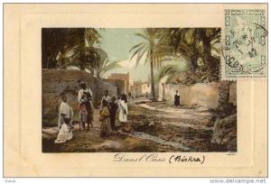 NK-BI 030-Algérie-Biskra-Dans l'Oasis-Superbe animé enfants-L.L.