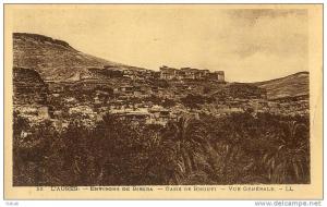 Algérie-L'Aurès-Environ de Biskra-Oasis de Rhoufi-Vue Générale-L.L.
