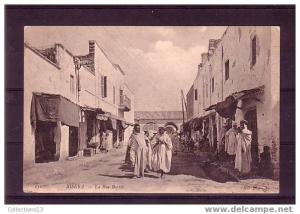 ALGERIE - Biskra - la rue Berthe