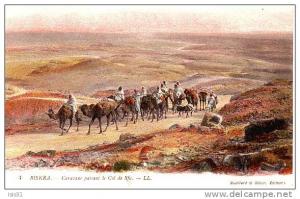 Algérie - M159 - Biskra - Passage d´une caravane au col de Sfa - bon état