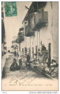 ALGERIE BISKRA RUE DES FEMMES OULED NAILS SUPERBE BIEN ANIMEE VOYAGEE