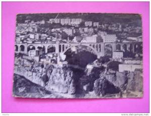 Constantine  - Algérie - écrite en 1956 - vue générale de Sidi Rached