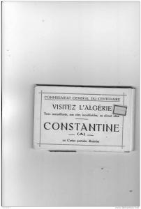 ALGERIE - CONSTANTINE    POCHETTE   CARNET 20 CPA CENTENAIRE ALGERIE 1930