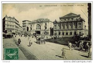 Algérie Constantine Place de Nemours en 1911