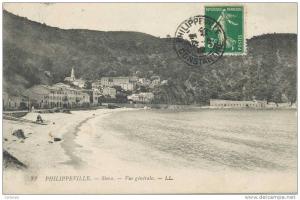 afrique,algérie fin 1913,STORA,prés PHILIPPEVILLE,bord de mer,ex département français entre 1848 et 1962,rare