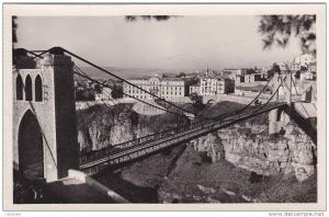 AFRIQUE,AFRICA,AFRIKA, Algérie,CONSTANTINE,QACEN TINA,CIRTA,pont SIDI'M'CID,ville des aigles,rare